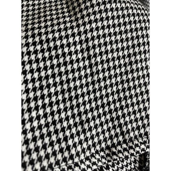 Torrid Houndstooth Preppy Skirt 14 Black Academia Classic Old Money Retro Grunge - Picture 3 of 12